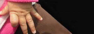 Photo of small girl's hand