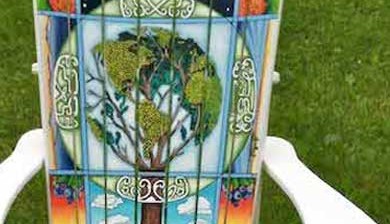 Closeup photo of Artirondack Chair