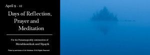 Days of Reflection, Prayer and Meditation, April 9-10, slide