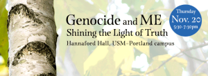 Genocide and ME, Nov. 20, photo