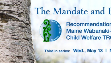 Machias Forum, May 13