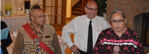 Commissioners gkisedtanamoogk, Matt Dunlap and Sandy White Hawk